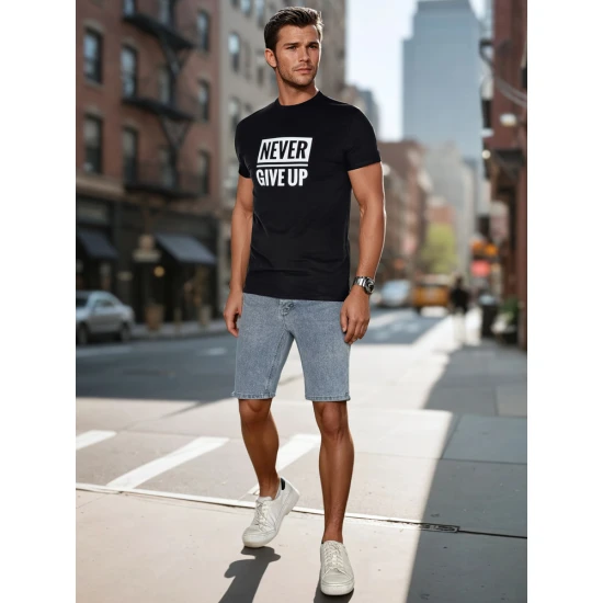 Vyriški šviesiai mėlyni džinsiniai šortai Jack SX2490