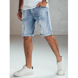 Vyriški mėlyni džinsiniai šortai Jener