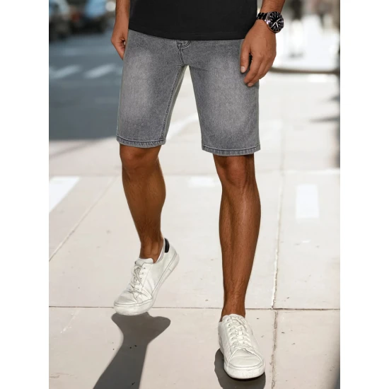 Vyriški pilki džinsiniai šortai Jack SX2491