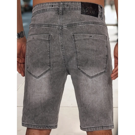 Vyriški pilki džinsiniai šortai Jack SX2491