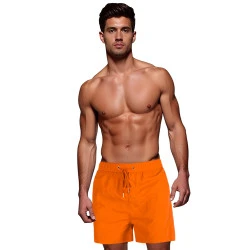 Vyriški oranžiniai maudimosi šortai Flesy