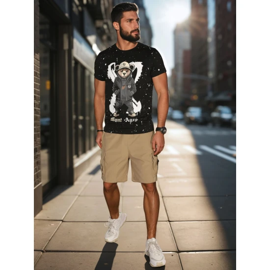 Meeste pruunid lühikesed püksid Stone SX2505