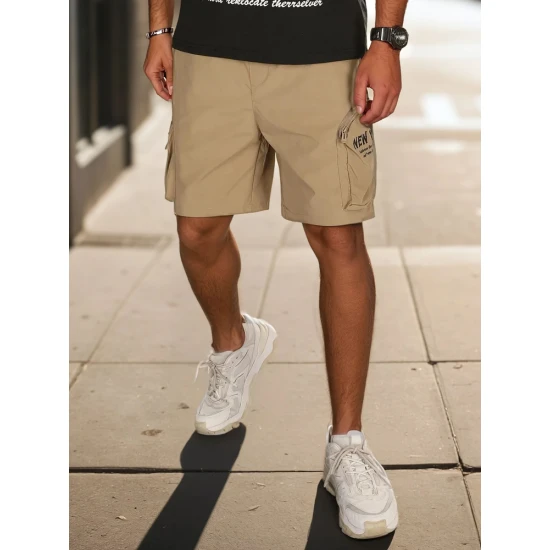 Vyriški rusvos spalvos šortai Arts SX2511