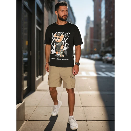 Vyriški rusvos spalvos šortai Arts SX2511