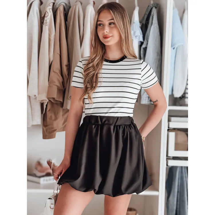 Moteriškas juodas sijonas Puffella CY0500