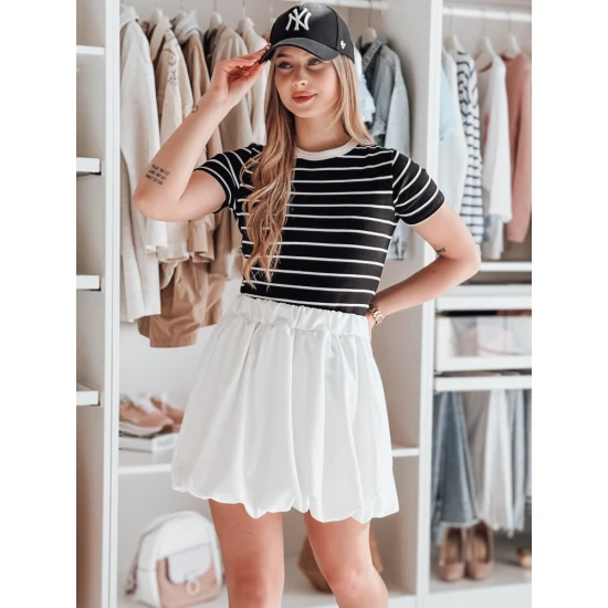 Moteriškas baltas sijonas Puffella CY0501