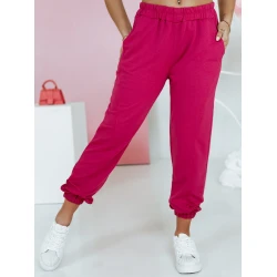 Moteriškos tamsiai rožinės sportinės kelnės STIVEL