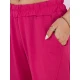 Moteriškos tamsiai rožinės sportinės kelnės STIVEL UY2720