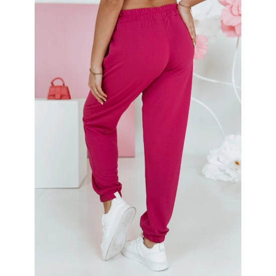 Moteriškos tamsiai rožinės sportinės kelnės STIVEL UY2720