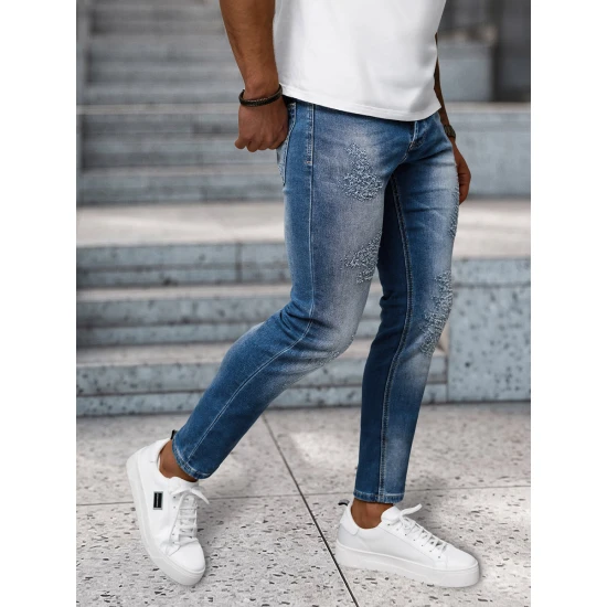 Vyriški mėlyni džinsai Monter