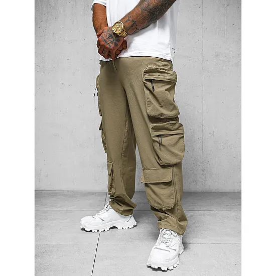 Men's brown trousers Kent O/PS5528