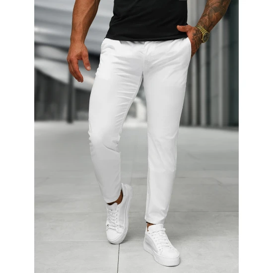 Vyriškos baltos kelnės  Gala BL/SK222/2