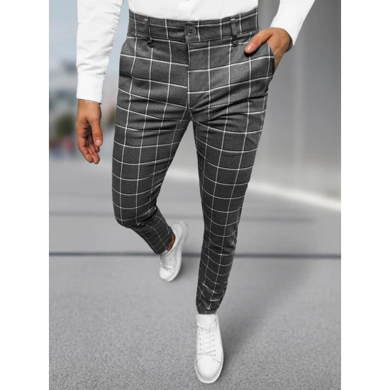 Tamsiai pilkos klasikinės kelnės Voel DJ/5522