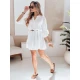 Moteriška balta vasarinė suknelė Lyvonne EY2613