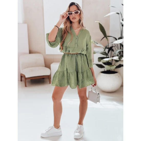 Moteriška žalia vasarinė suknelė Lyvonne EY2616