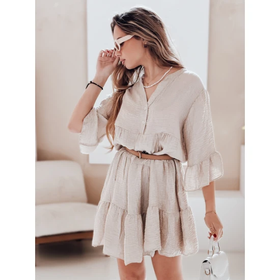 Moteriška rusva vasarinė suknelė Lyvonne EY2615