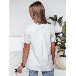 Moteriški balti marškinėliai Binda