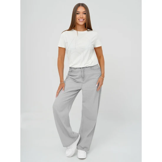 Moteriški baltos spalvos marškinėliai Cool JS/YJ77841