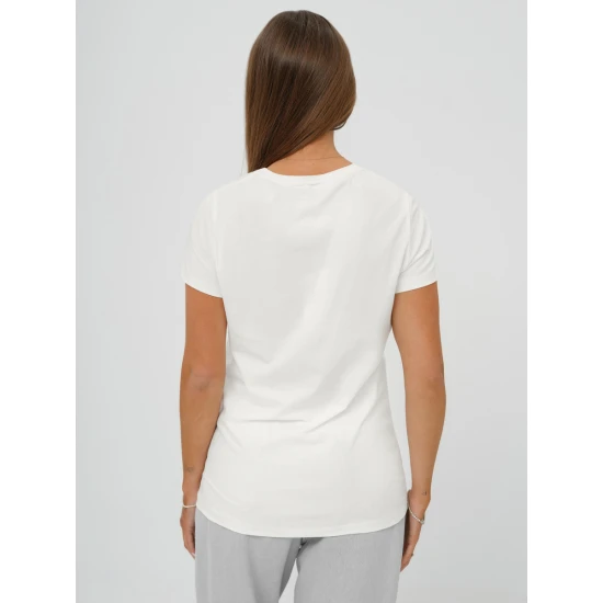 Moteriški baltos spalvos marškinėliai Cool JS/YJ77841