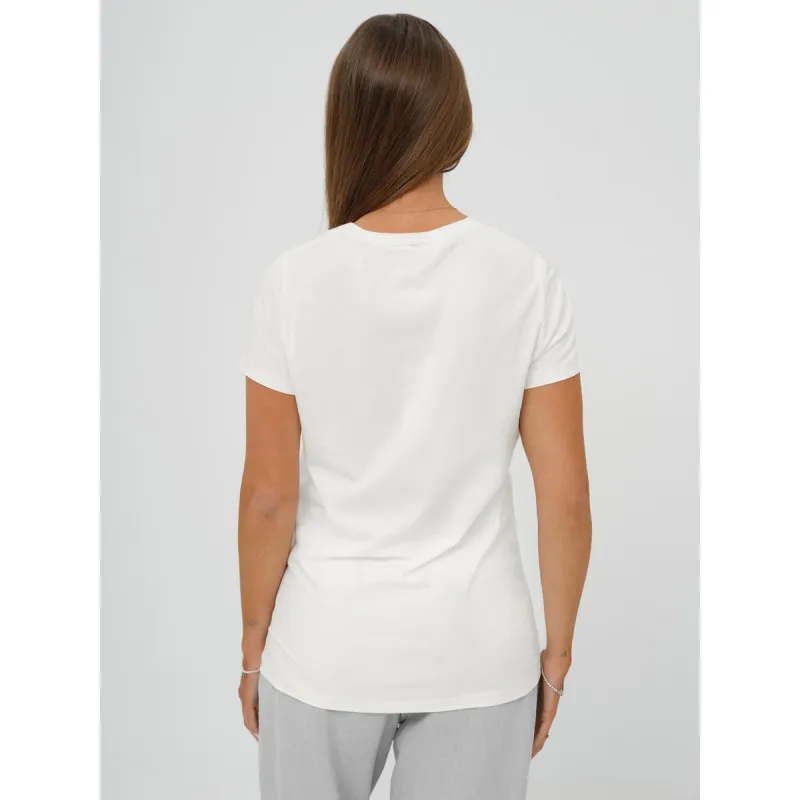 Damski biały T-shirt Cool JS/YJ77841