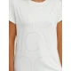 Moteriški baltos spalvos marškinėliai Cool JS/YJ77841