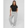 Czarny T-shirt damski Fact JS/YJ77841