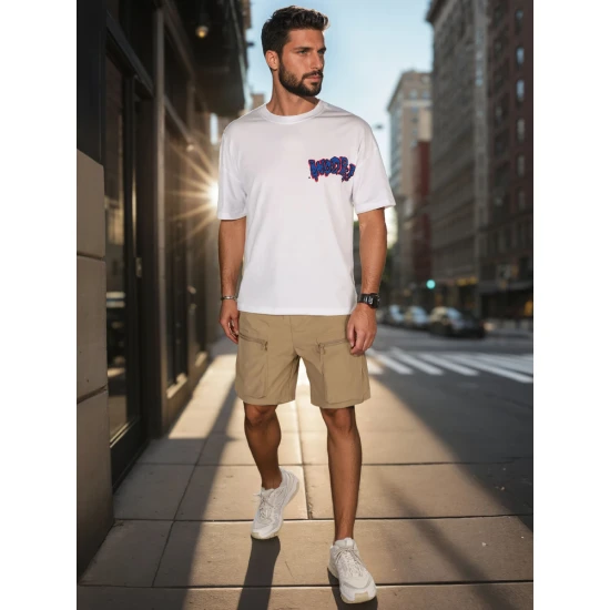 Vyriški balti marškinėliai Woops RX5644