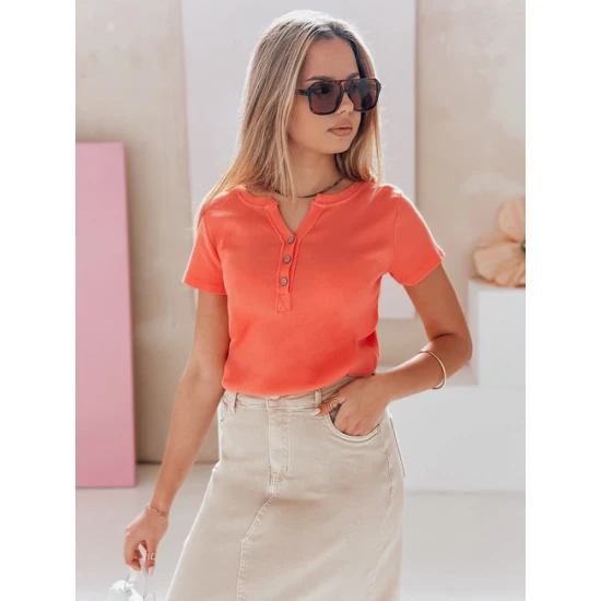 Moteriška rožinės spalvos palaidinė Kiss Look RY2838