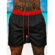 Vyriški šortai juodi/raudoni Renald JS/17K561/1