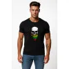 Men's black shirt Skull and Beard PK4015