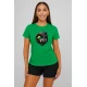 Moteriški žali marškinėliai Vilkas pilkas PK4029