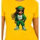 Moteriški geltoni marškinėliai Meškutė PK4023