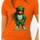 Moteriški oranžiniai marškinėliai Meškutė PK4023