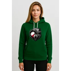 Moteriškas žalias džemperis Lenkija vilkas