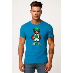 Vyriški turkio marškinėliai Meškinas be džemperio