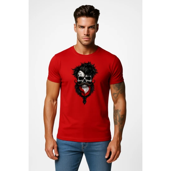 Meeste punane T-särk Poola kolju PK4040