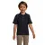 Children's navy blue polo shirt Enjoy
