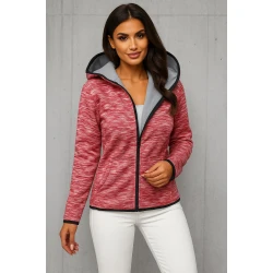 Raudonas moteriškas džemperis Belin