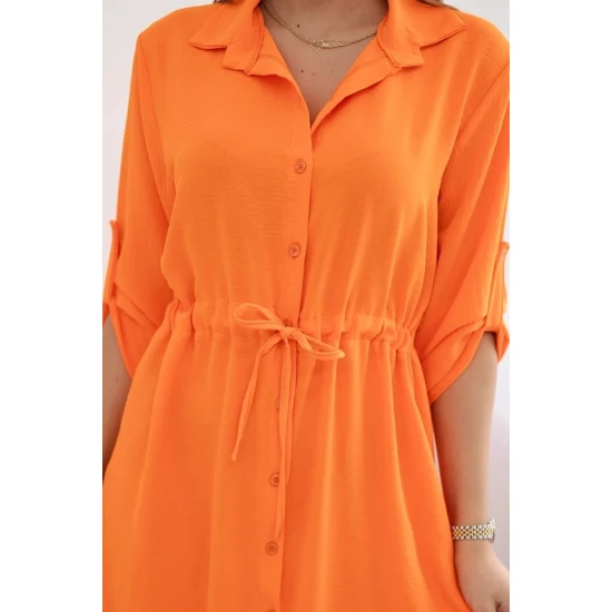 Moteriška oranžinė suknelė Hill 28061
