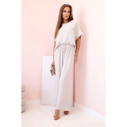 Moteriškas rusvas komplektas Loren