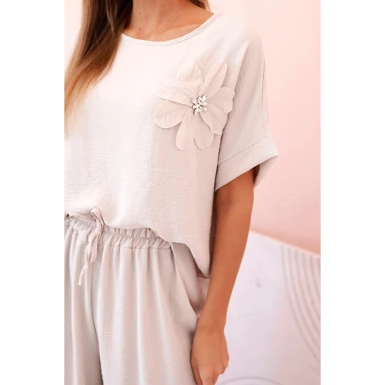 Moteriškas rusvas komplektas Loren 33154