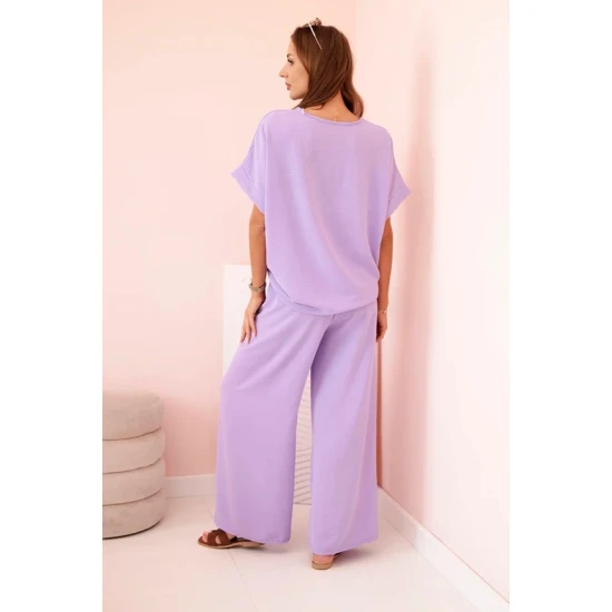 Moteriškas šviesiai violetinis komplektas Loren 31920