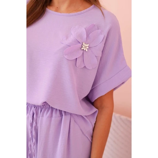 Moteriškas šviesiai violetinis komplektas Loren 31920