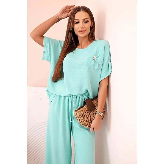 Women's mint set Loren 31919
