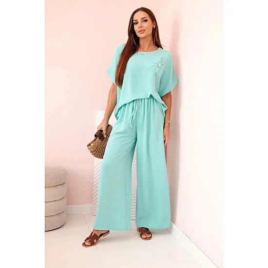 Women's mint set Loren 31919