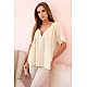 Women's light yellow blouse Palmira 33208