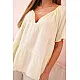 Women's light yellow blouse Palmira 33208