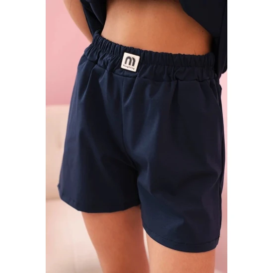 Moteriškas tamsiai mėlynos spalvos komplektas Colton 32325