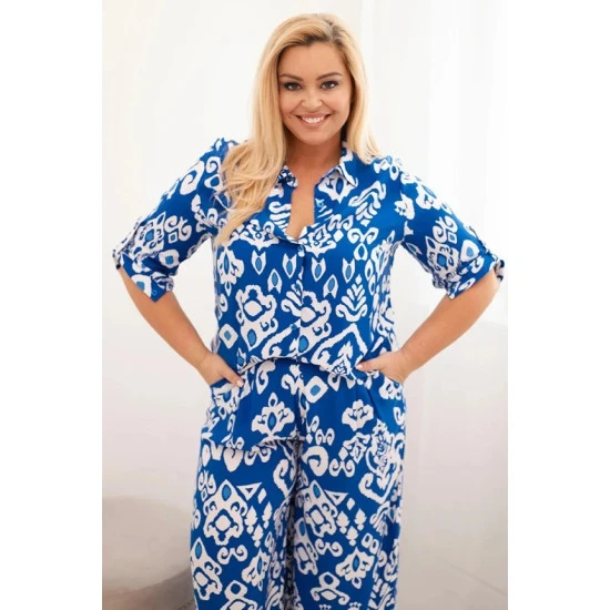 Moteriškas mėlynos spalvos komplektas Anda 33268