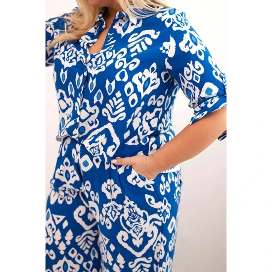 Moteriškas mėlynos spalvos komplektas Anda 33268